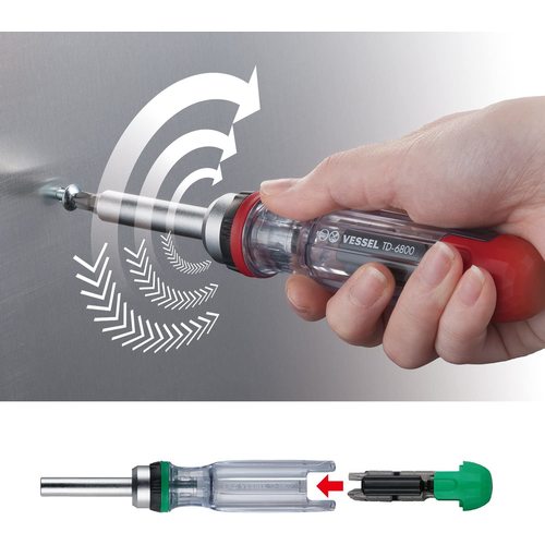 VESSEL 래칫 드라이버 토크스 8개 세트 TD-6808TX TD-6808TX 1 S