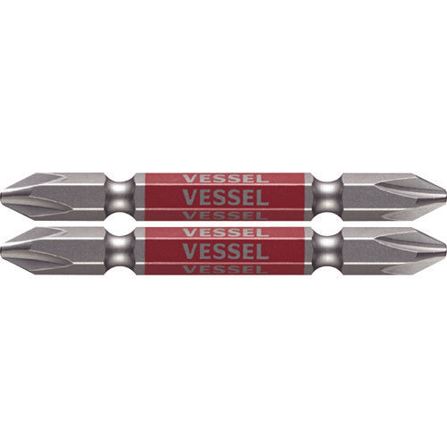 ＶＥＳＳＥＬ　剛彩ビット　２本組　（両頭）　＋２×６５ｍｍ　GS142065　1 PK