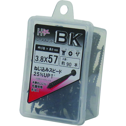 ＤＡＩＤОＨＡＮＴ　　ＨＣ　コーススレッド　ＢＫ　３．８Ｘ５７　９０本入　10176794　1PK