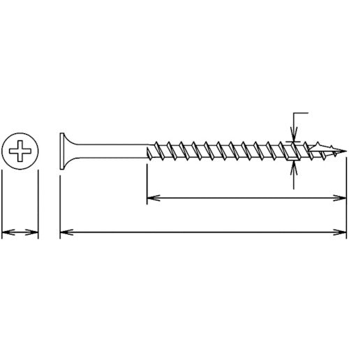 DAIDOHANT HC 코스 스레드 BK 4.2X75 55개입 10176796 1PK