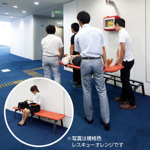 Teramoto Rescue Board Bench Blue BC-309-118-3 1 unit