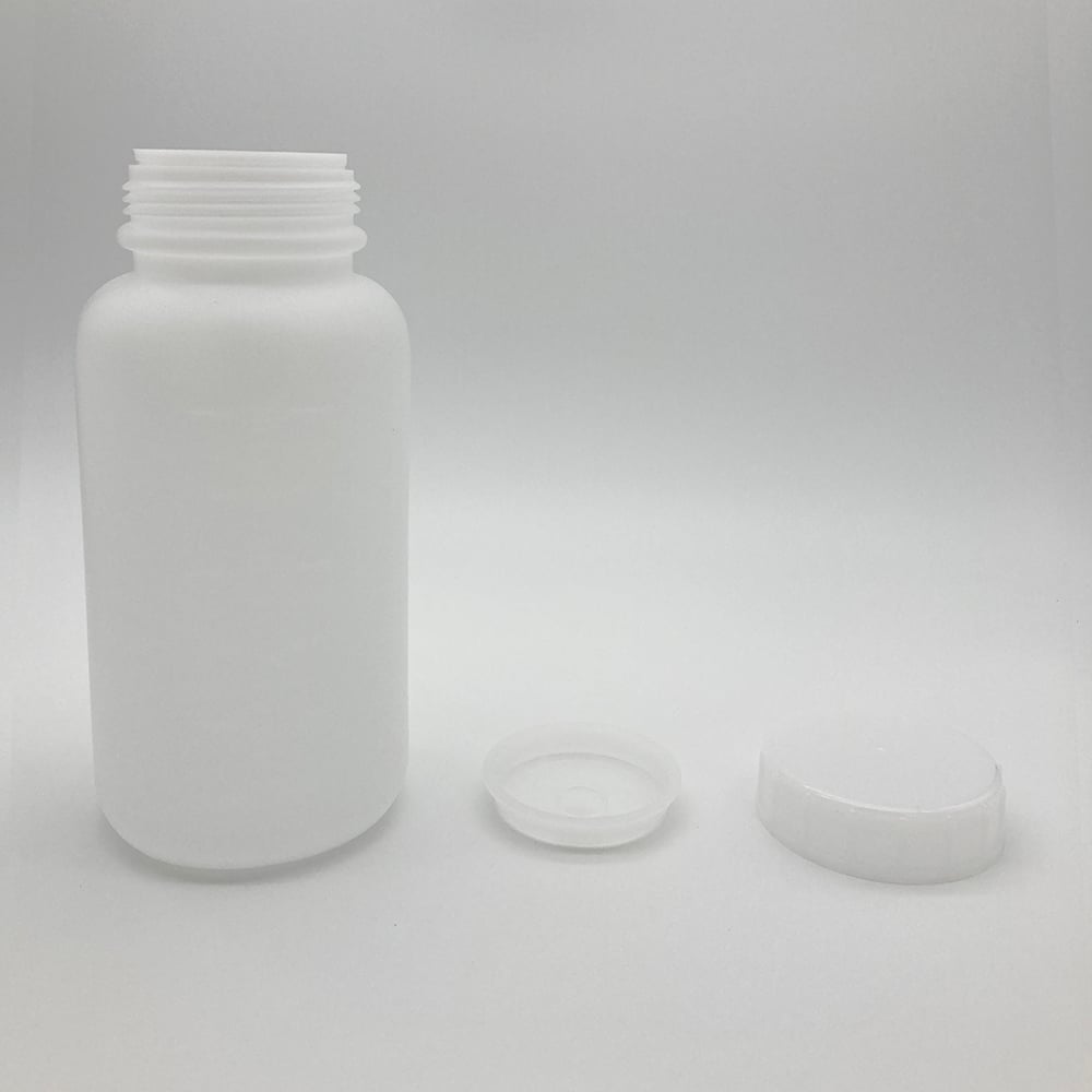 Standard bottle, round wide mouth (natural), 1L, 1 bottle, 1028-28, 1 bottle