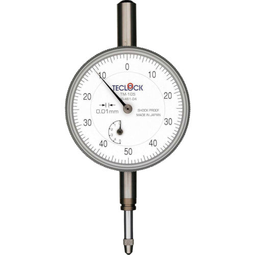 Tecrock Standard Dial Gauge Measurement Range 0-5mm TM-105 1 pc