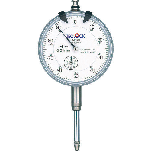 Teclock Standard Dial Gauge Measurement Range 0-20mm KM-121 1 pc