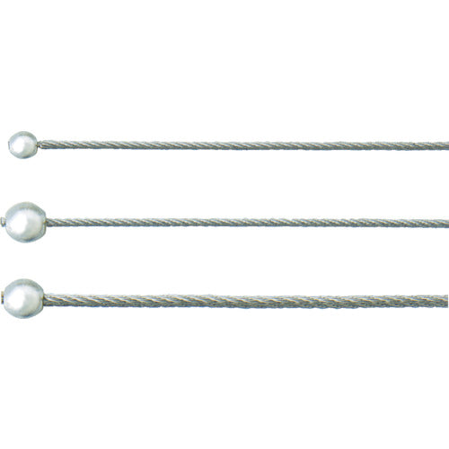 니사 체인 스텐컷 와이어 1.0×2000mm 편볼 부착 Y-503 1개