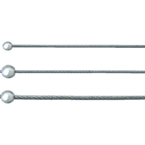 Nissa Chain Stainless Steel Cut Wire 1.5 x 2000mm with Single Ball Y-509 1 pc