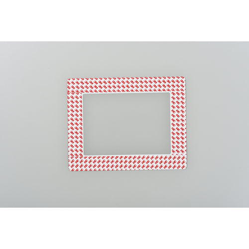 緑十字　路面用区画標識（Ａ４用紙対応タイプ）　白　ＹＫＨ−Ａ４Ｗ　３１２×３９８ｍｍ　裏テープ付　403111　1枚