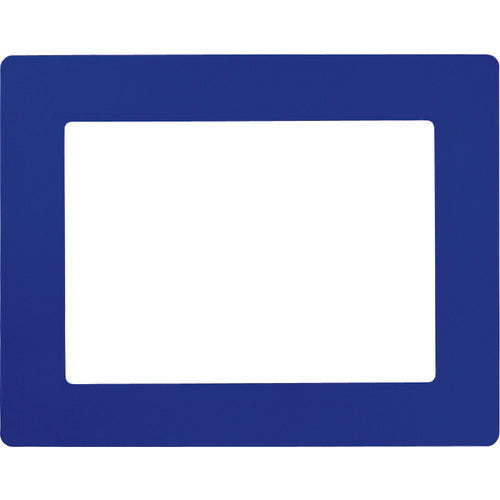 緑十字　路面用区画標識（Ａ４用紙対応タイプ）　青　ＹＫＨ−Ａ４ＢＬ　３１２×３９８ｍｍ　裏テープ付　403115　1枚