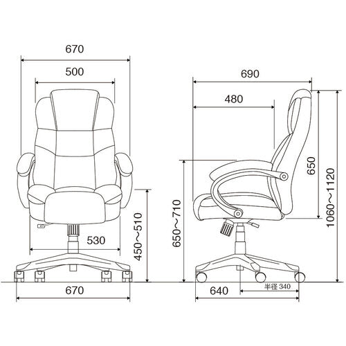 나카바야시 패브릭 포켓 코일 의자 CCF-501S 1대