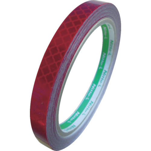닛토 엘마테 고휘도 프리즘 반사 테이프 10mm×5m 레드 HTP-10R 1권