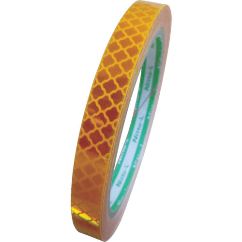 Nitto Elmate High Brightness Prism Reflective Tape 10mm x 5m Yellow HTP-10Y 1 Roll