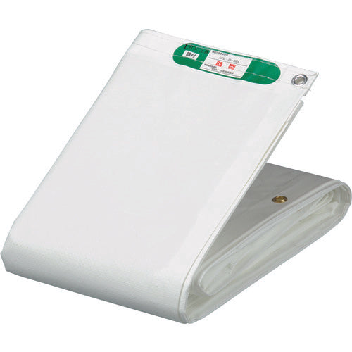 Hagiwara Japanese PVC fireproof sheet for scaffolding, white, 1.8m x 3.4m, KEB1834, 1 sheet