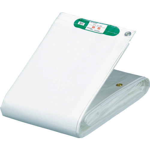 Hagiwara Japanese PVC fireproof sheet for scaffolding, white, 1.8m x 5.1m, KEB1851, 1 sheet