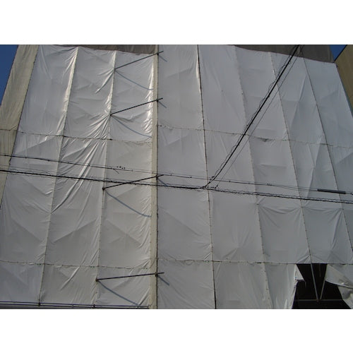 Hagiwara Japanese PVC fireproof sheet for scaffolding, white, 1.8m x 5.4m, KEB1854, 1 sheet