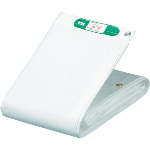 Hagiwara Japanese PVC fireproof sheet for protection, white, 3.6m x 5.4m, KEB3654, 1 sheet