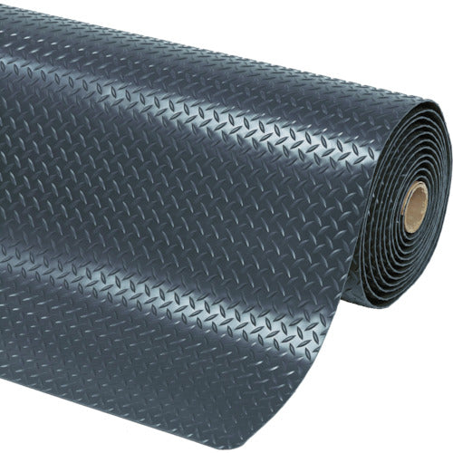 NOTRAX Fatigue Relief Mat, Cushion Tracks, Black, 910 x 3000, 479S303MBL, 1 pc