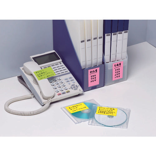 ３Ｍ　ポスト・イット　強粘着　７５Ｘ１４ｍｍ　９０枚Ｘ４パッド　４色混色　560SS-NE　1PK