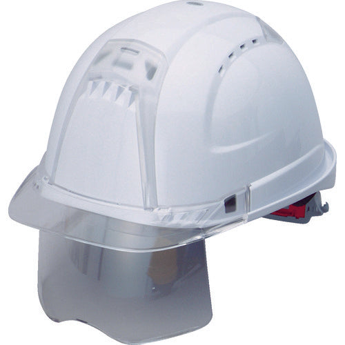 Toyo Safety Helmet Venti Plus Shielded White NO.391F-CC-WH 1pc