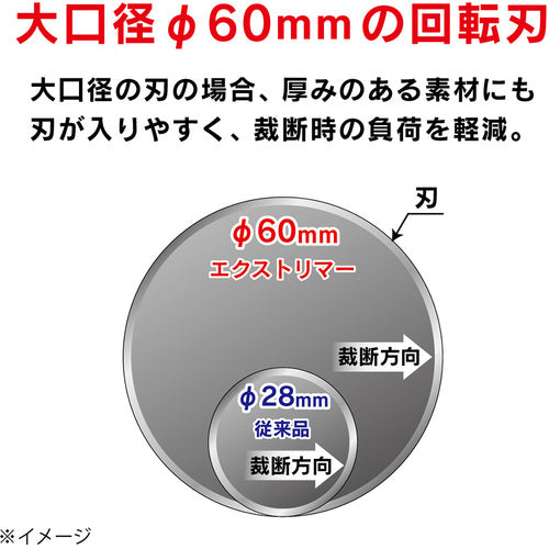 カール　裁断機　トリマー替刃　直線　TRC-600　1 個