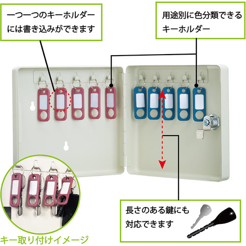 Karl Key Box (Compact Type) CKB-C10-I Holds 10 keys CKB-C10-I 1 unit