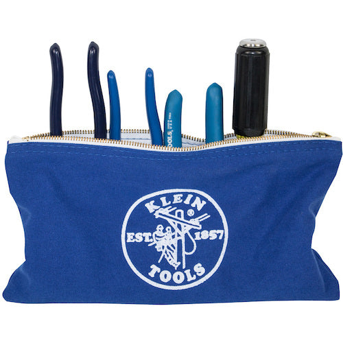 KLEIN Tool Pouch 4-Color Set (Green, Orange, Blue, Yellow) 5140 1S