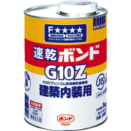 コニシ　速乾ボンドＧ１０Ｚ　１ｋｇ（缶）　＃４３０５３　G10Z-1　1 個