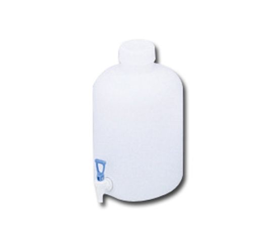 Easy-to-use tap bottle, wide-mouth round type, 20L, 1 piece, 1034-03, 1 piece