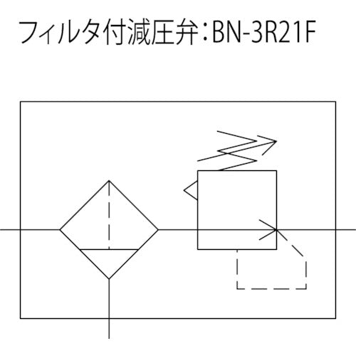 日本精器　レギュレータ８Ａコンパクトタイプ　BN-3R21-8　1 個