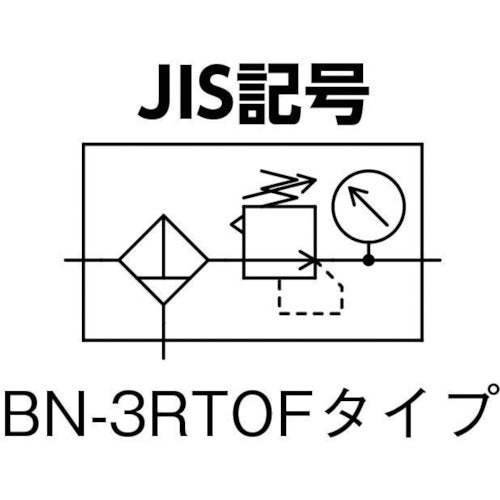 日本精器　フィルタ付減圧弁８Ａ　BN-3RTOF-8　1 個