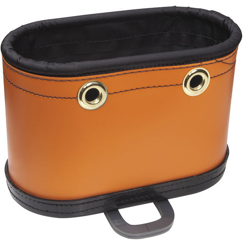 KLEIN Electrician's Bucket, No Handle, Orange, 355.6 x 177.8 x 254 mm, 5144BHB, 1 piece