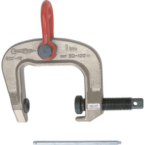 Super screw cam clamp (universal type) Capacity: 1.0 ton Clamp range: 50-100 mm SCC1W 1 unit