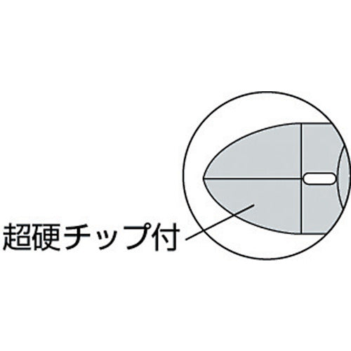 メリー　超硬チップ付ミゼットニッパ１２０ｍｍ　CT55-120　1 丁