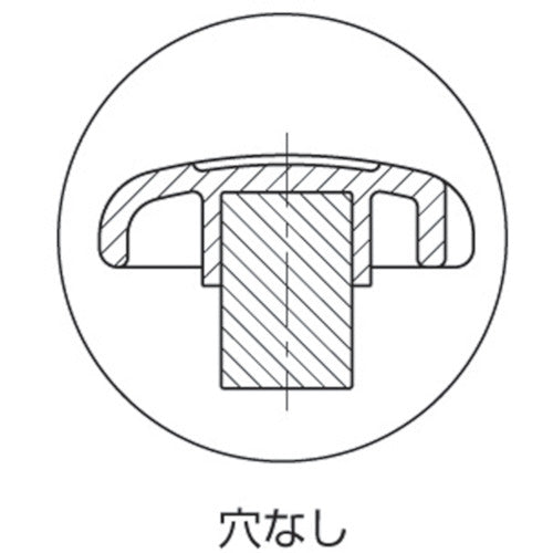 IMAO Engineering Plastic Knob (without hole) 80 EK80N 1 piece
