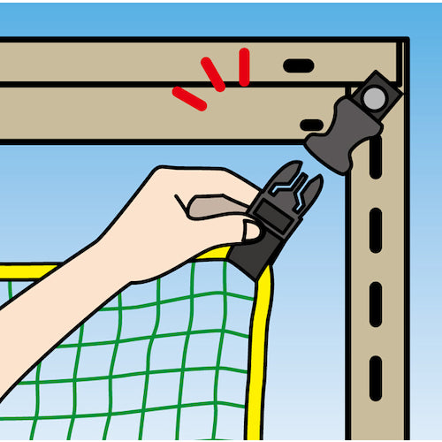 Green Cross Disaster Prevention Supplies Disaster Prevention Net Fall-proof 2 1200 380358 1 set