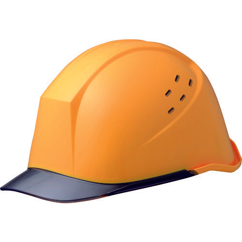 ミドリ安全　女性用ヘルメット　ＬＳＣ−１１ＰＣＬＶ　α　イエロー／スモーク　LSC-11PCLV-ALPHA-Y/S　1個