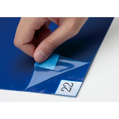 ミドリ安全　粘着マット　弱粘着タイプ（３０シート積層Ｘ８セット）　4096070211　1CS