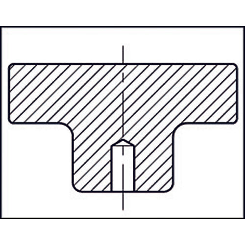 이마오 소형 알루미늄 핸들차(회전 잡음 첨부・센터 구멍) 50 AHR50C 1개
