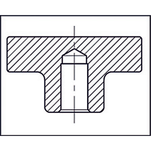이마오 소형 알루미늄 핸들차(회전 잡고 부착·리마 구멍) 50 AHR50R 1개
