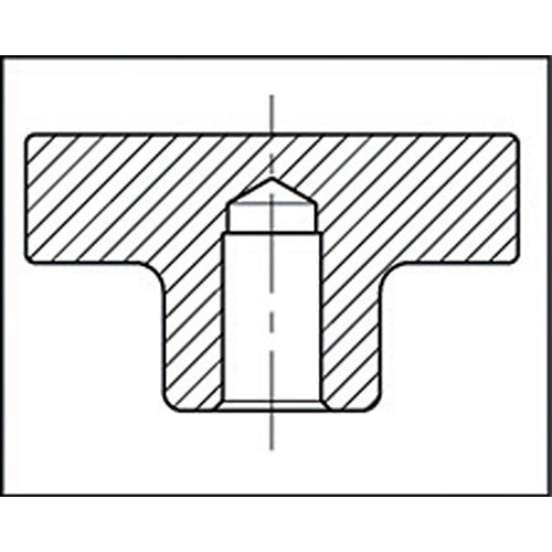 이마오 소형 알루미늄 핸들차(회전 잡고 부착·리마 구멍) 63 AHR63R 1개