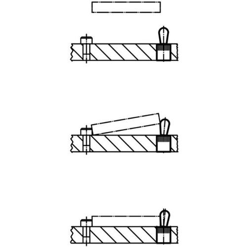 HALDER 압력 핀 플라스틱제 스프링 6×7L 22150.0215 1개