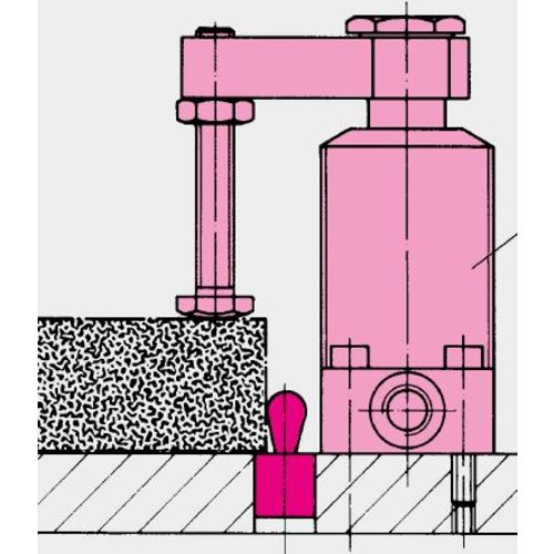 HALDER 압력 핀 플라스틱제 스프링 6×7L 22150.0215 1개