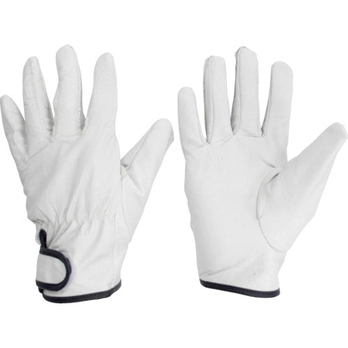 미도리 안전 돼지 가죽 장갑 (내면) M MRK-221-M 1쌍