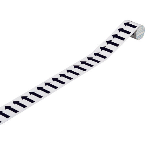 Green Cross Pipe Identification Tape ↑ Arrow (Direction Indicator) AH518 (Small) 50mm Width x 2m Aluminum 187518 1 Roll