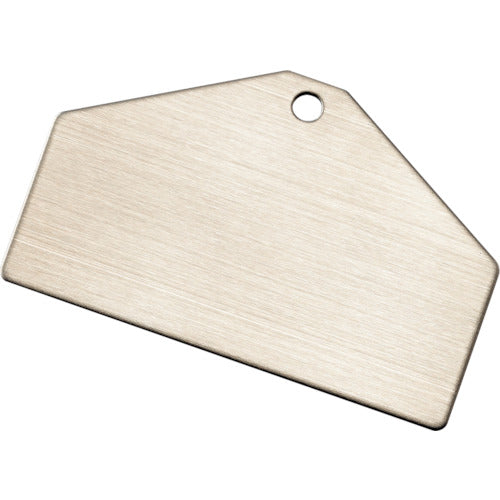 Green Cross Aluminum Base Tag (Plain Tag) Silver Aluminum Tag-C 50 x 80 x 0.8 mm 10-Pack 306003 1 Set