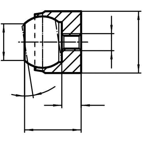 HALDER 요동 패드 M3 길이 11 22730.0412 1개