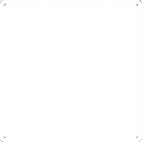 緑十字　スチール無地板　白　スチール−３１（白）　６００×６００×０．６ｍｍ　普通山型　058311　1枚