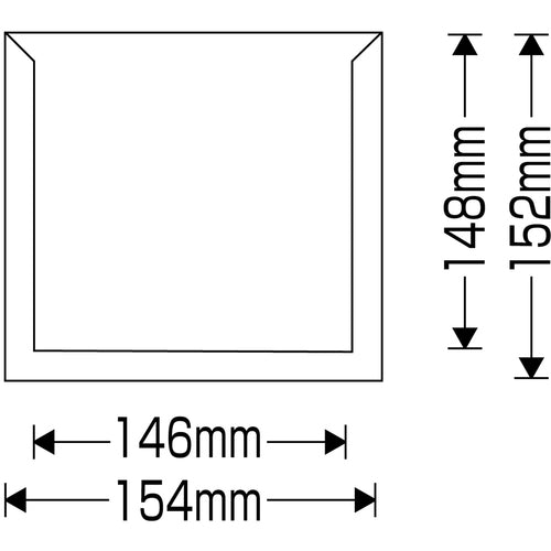 緑十字　スチールケース（差し込みタイプ）　ＫＳ−Ａ　１５０×１５０ｍｍ用　プレート別売　228010　1個