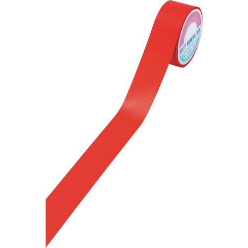 Midori Juji Floor Line Tape Red FRT-50R 50mm width x 20m PVC Indoor Use 257014 1 roll