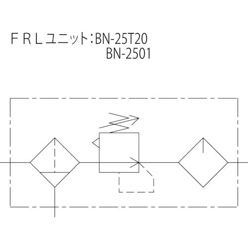 日本精器　ＦＲＬユニット１０Ａ同軸一体型　BN-25T0-10　1 個