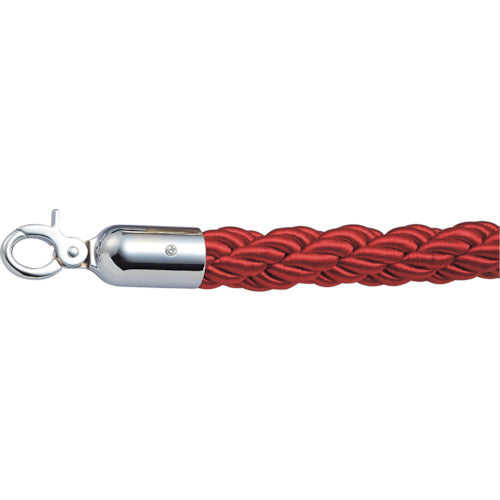 Green Cross Partition Stand Rope (Carabiner Hook) Red BA40-R 30Φ x 1500 330032 1 piece